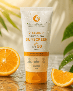 MamaPrakriti Vitamin C Daily Glow Sunscreen
